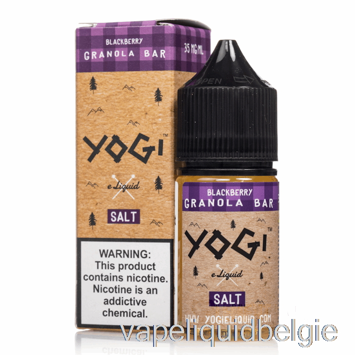 Vape België Bramen Mueslireep - Yogizouten E-vloeistof - 30ml 35mg